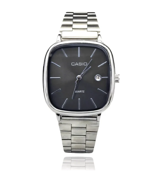 RELOJ DE LUJO CASIO 36MM - UNISEX RESISTENTE AL AGUA - ACERO INOXIDABLE