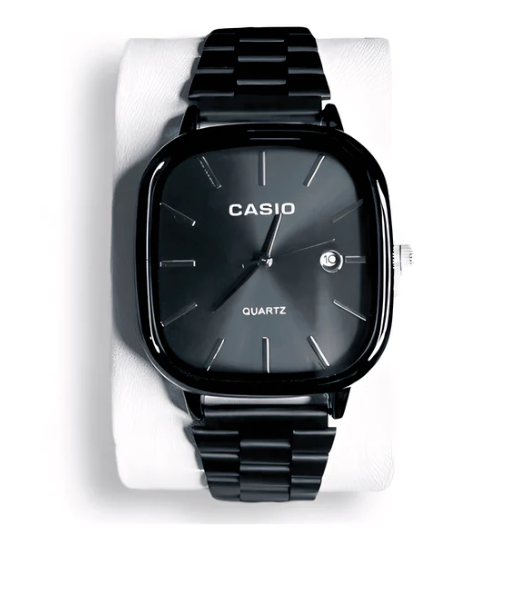 RELOJ DE LUJO CASIO 36MM - UNISEX RESISTENTE AL AGUA - ACERO INOXIDABLE