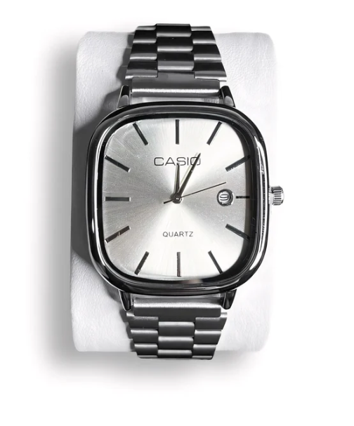 RELOJ DE LUJO CASIO 36MM - UNISEX RESISTENTE AL AGUA - ACERO INOXIDABLE